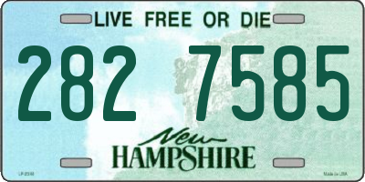 NH license plate 2827585