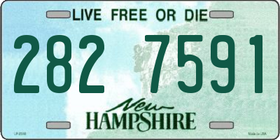 NH license plate 2827591