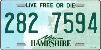 NH license plate 2827594