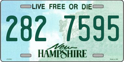 NH license plate 2827595