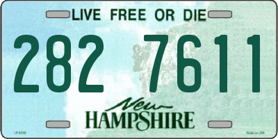 NH license plate 2827611