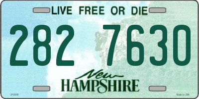 NH license plate 2827630