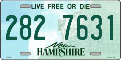 NH license plate 2827631
