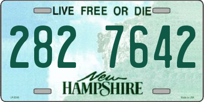 NH license plate 2827642