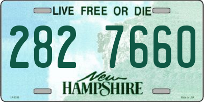 NH license plate 2827660