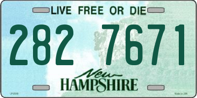 NH license plate 2827671