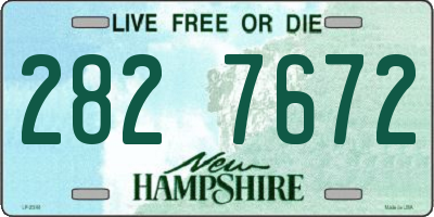 NH license plate 2827672