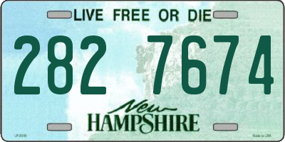 NH license plate 2827674