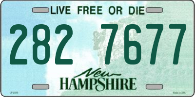 NH license plate 2827677