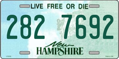 NH license plate 2827692