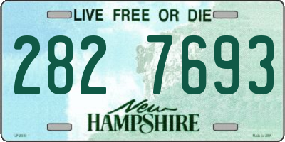 NH license plate 2827693