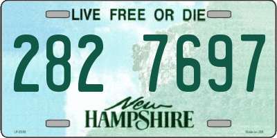 NH license plate 2827697
