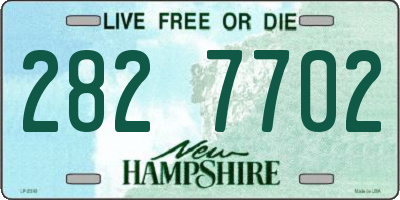 NH license plate 2827702