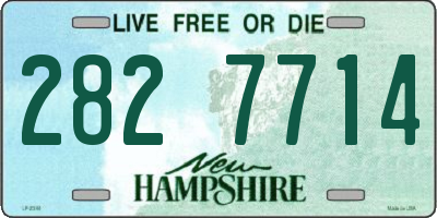 NH license plate 2827714
