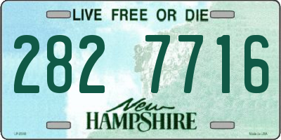 NH license plate 2827716