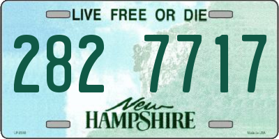 NH license plate 2827717