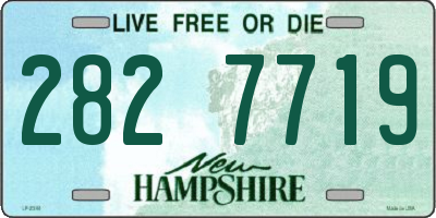 NH license plate 2827719
