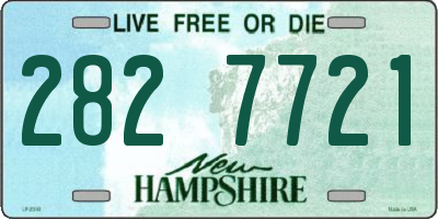 NH license plate 2827721
