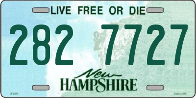 NH license plate 2827727