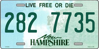 NH license plate 2827735