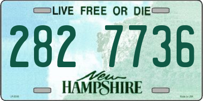 NH license plate 2827736
