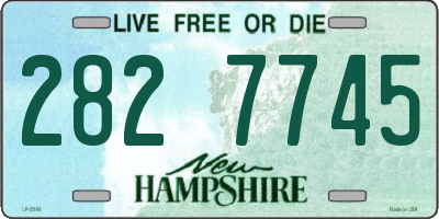 NH license plate 2827745
