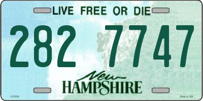 NH license plate 2827747