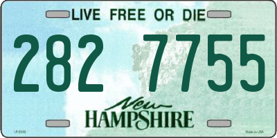 NH license plate 2827755