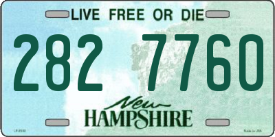 NH license plate 2827760