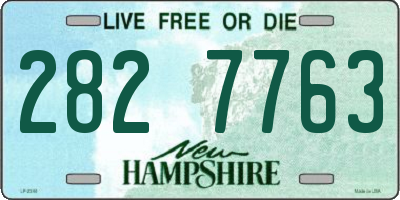 NH license plate 2827763