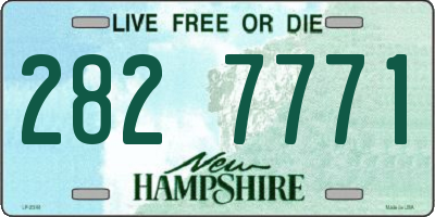 NH license plate 2827771