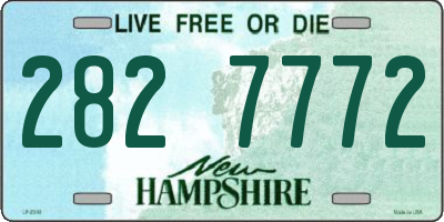 NH license plate 2827772