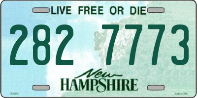 NH license plate 2827773