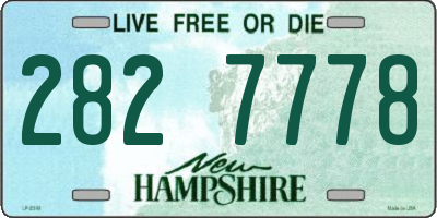 NH license plate 2827778