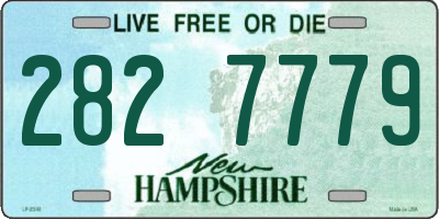NH license plate 2827779