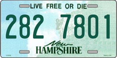 NH license plate 2827801