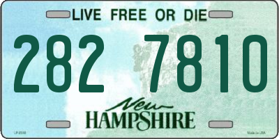 NH license plate 2827810