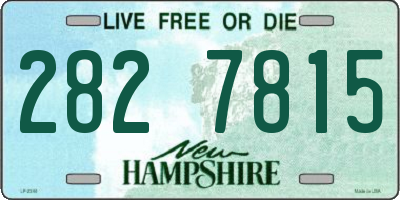 NH license plate 2827815