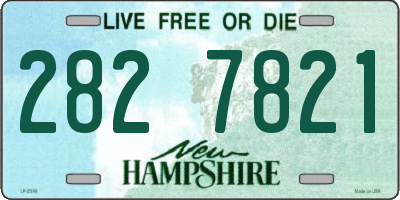 NH license plate 2827821