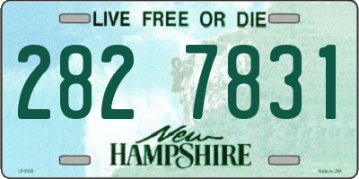 NH license plate 2827831