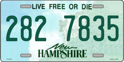 NH license plate 2827835