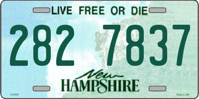 NH license plate 2827837