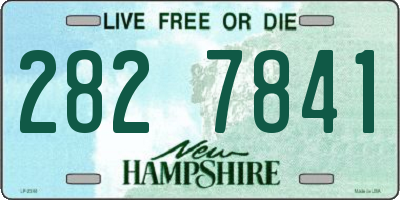 NH license plate 2827841