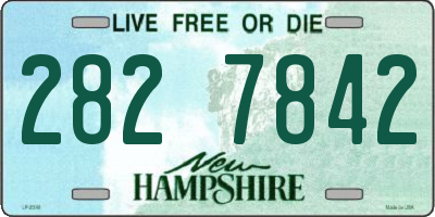 NH license plate 2827842