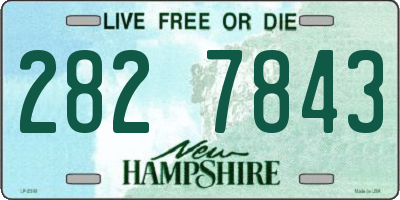 NH license plate 2827843