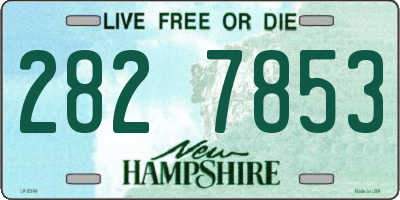 NH license plate 2827853