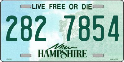 NH license plate 2827854