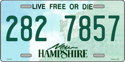 NH license plate 2827857