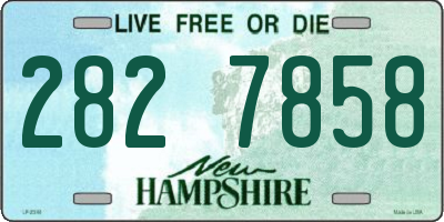 NH license plate 2827858