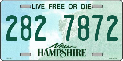 NH license plate 2827872